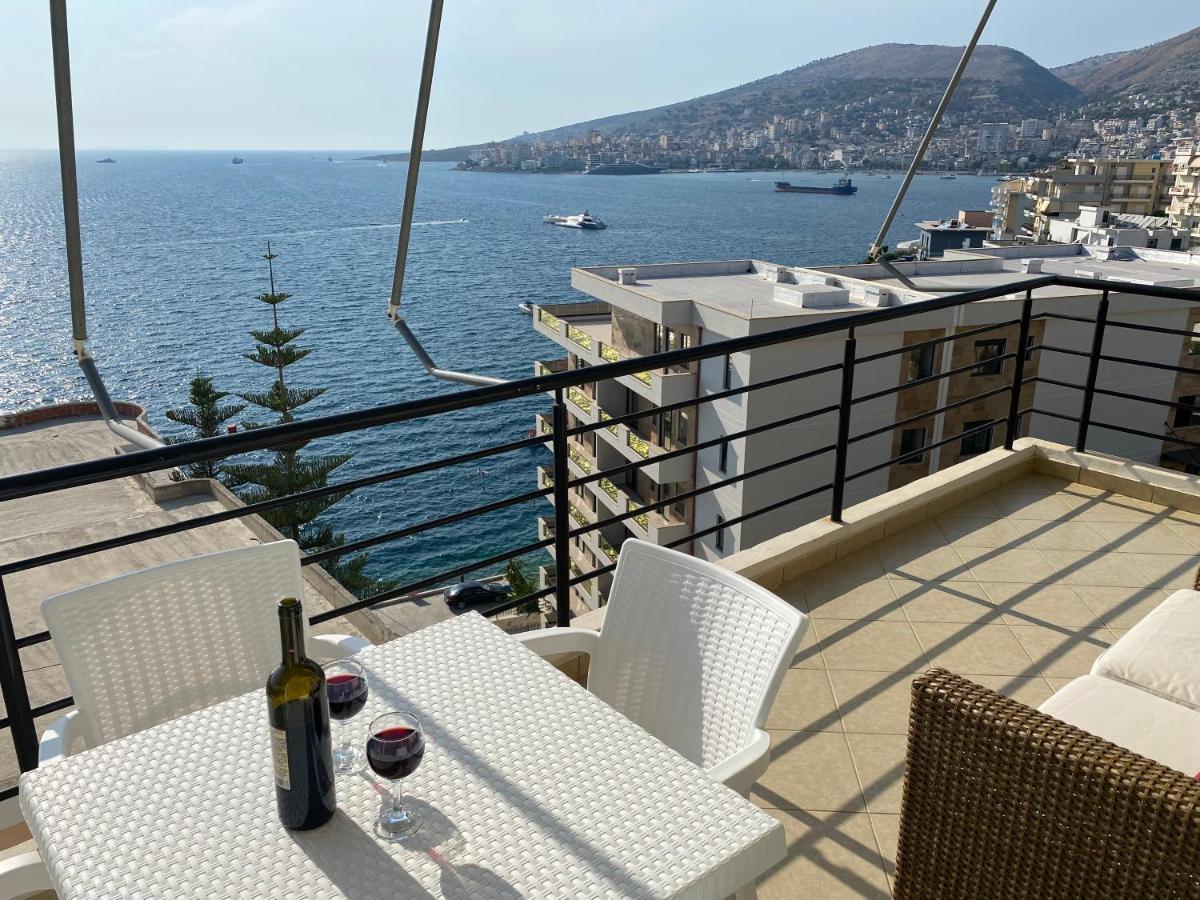 Apartment With Huge Sea View Balcony Sarandë Esterno foto