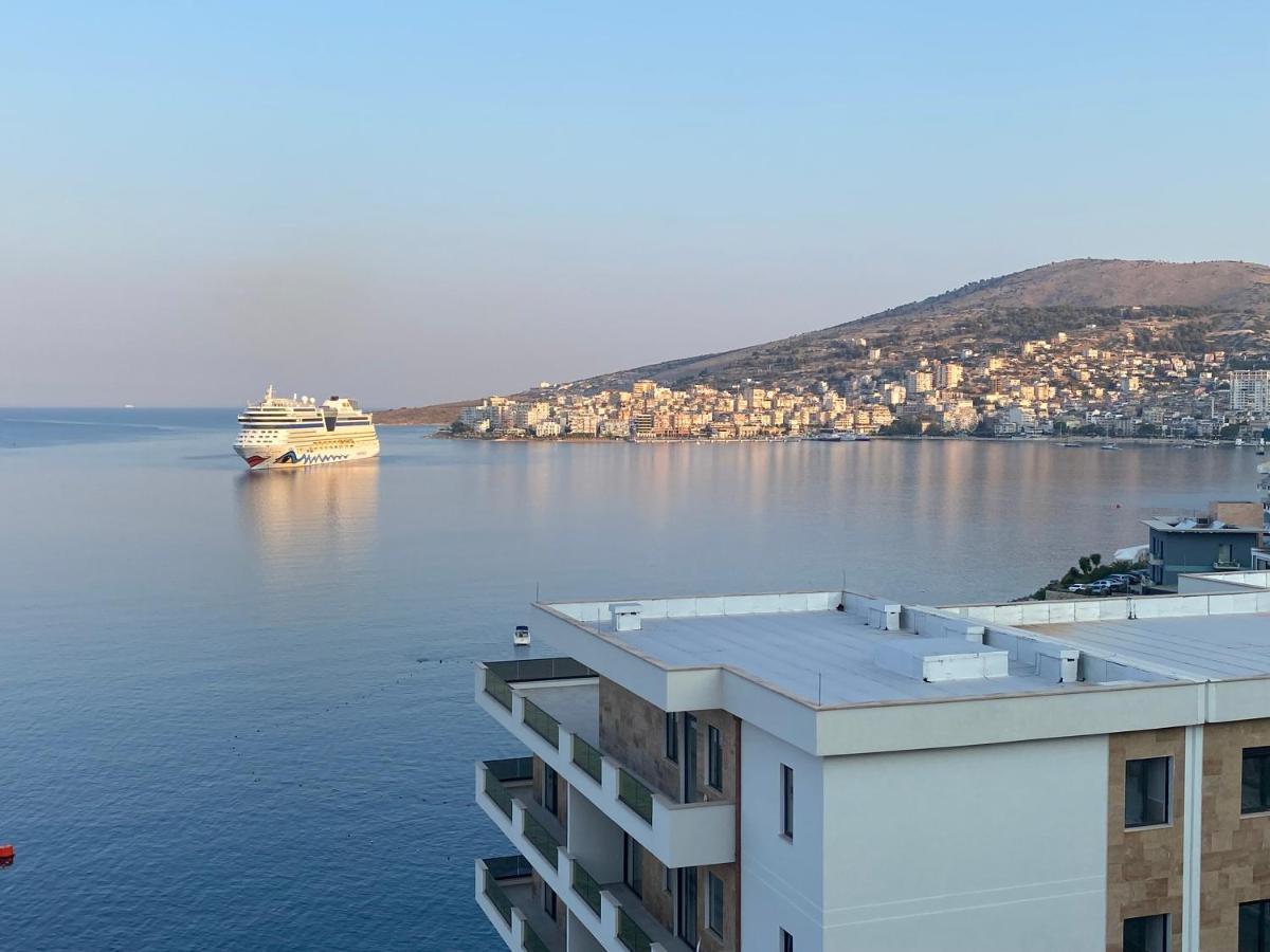 Apartment With Huge Sea View Balcony Sarandë Esterno foto